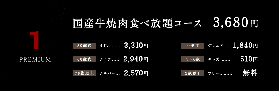 焼き肉ダイニング ワンカルビ Premium 株式会社ワン ダイニング